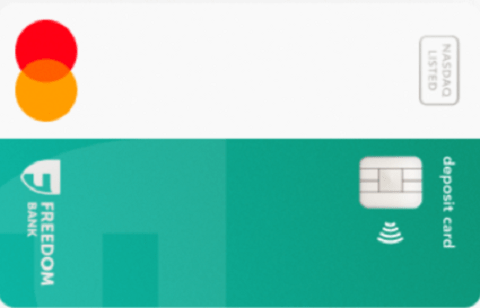 Дебетовая карта Deposit Card банка Фридом Финанс