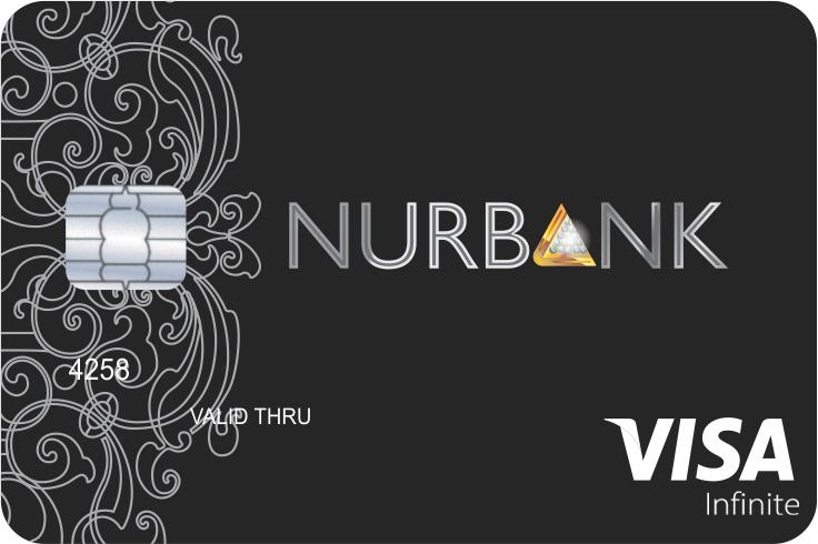 Дебетовая карта Visa Infinite банка Nurbank (Казахстан)