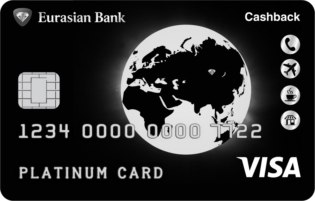 Дебетовая карта Visa Platinum Евразийского банка
