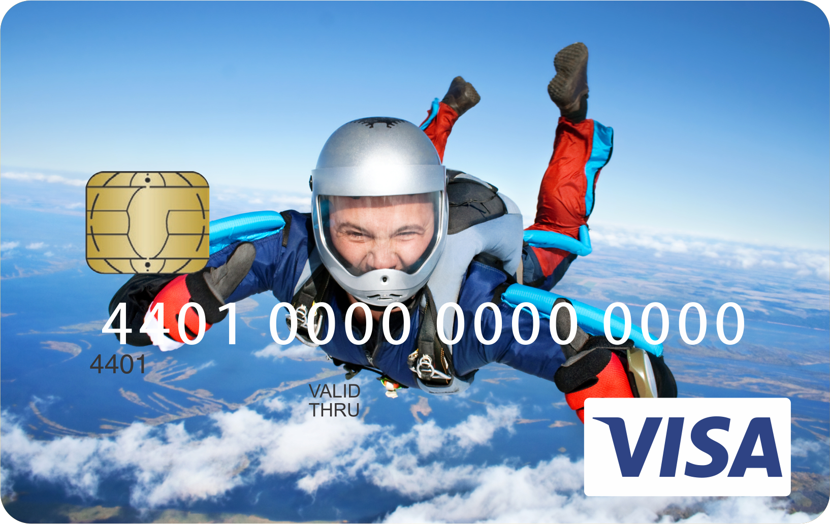 Карта с индивидуальным дизайном банка Nurbank (Казахстан)