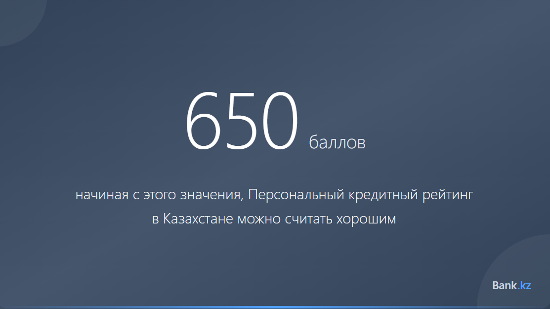 Кредитный рейтинг в Казахстане