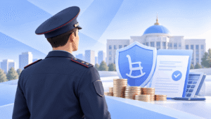 Пенсия сотрудников МВД в Казахстане: условия и порядок расчёта